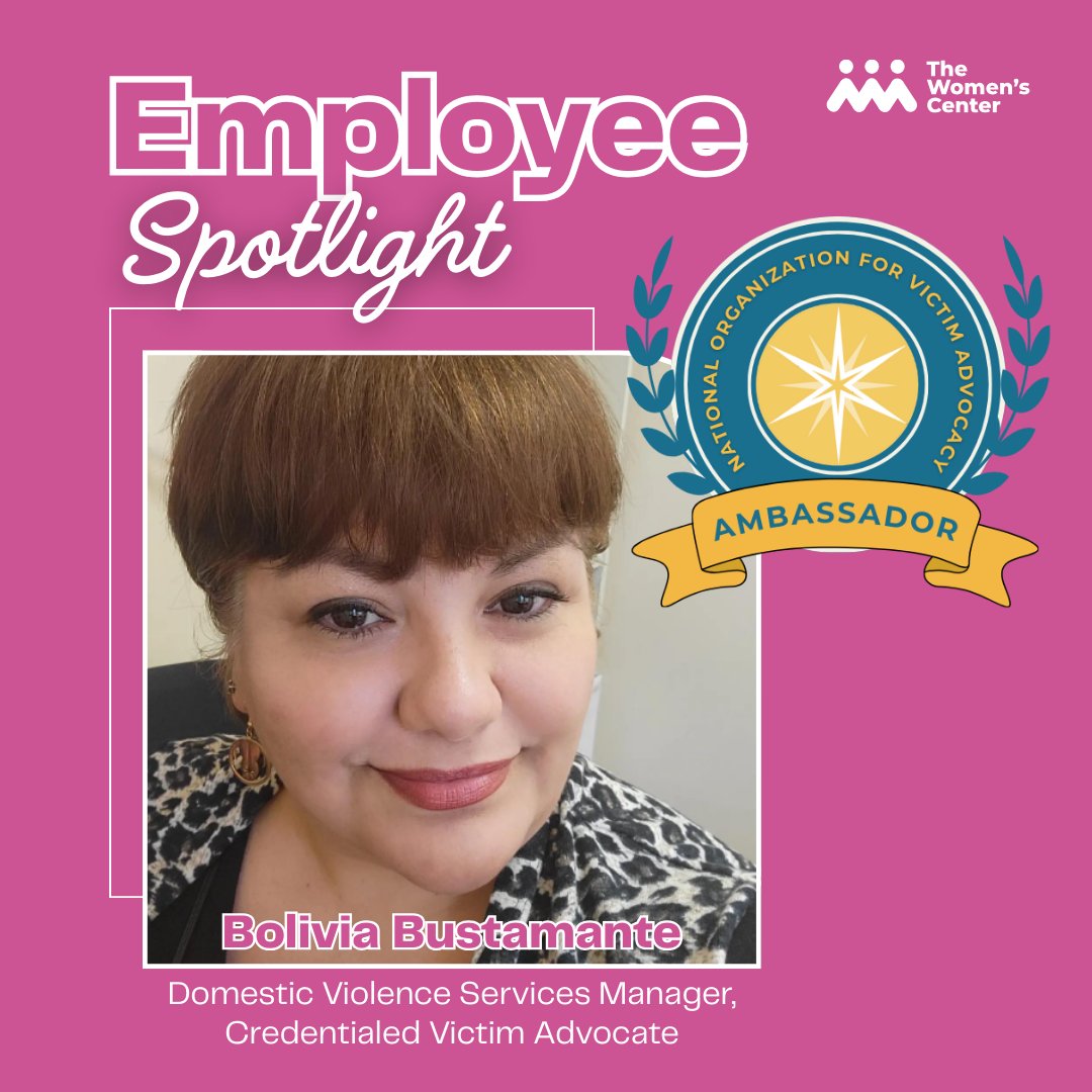 Huge congrats to Bolivia on being named a 2026 @NOVAdvocacy Ambassador! Her leadership and commitment to advocacy make this an incredible and well‑earned honor.

#EmployeeSpotlight #Advocacy #MentalHealthMatters #SupportSurvivors #VictimAdvocate #CommunitySupport