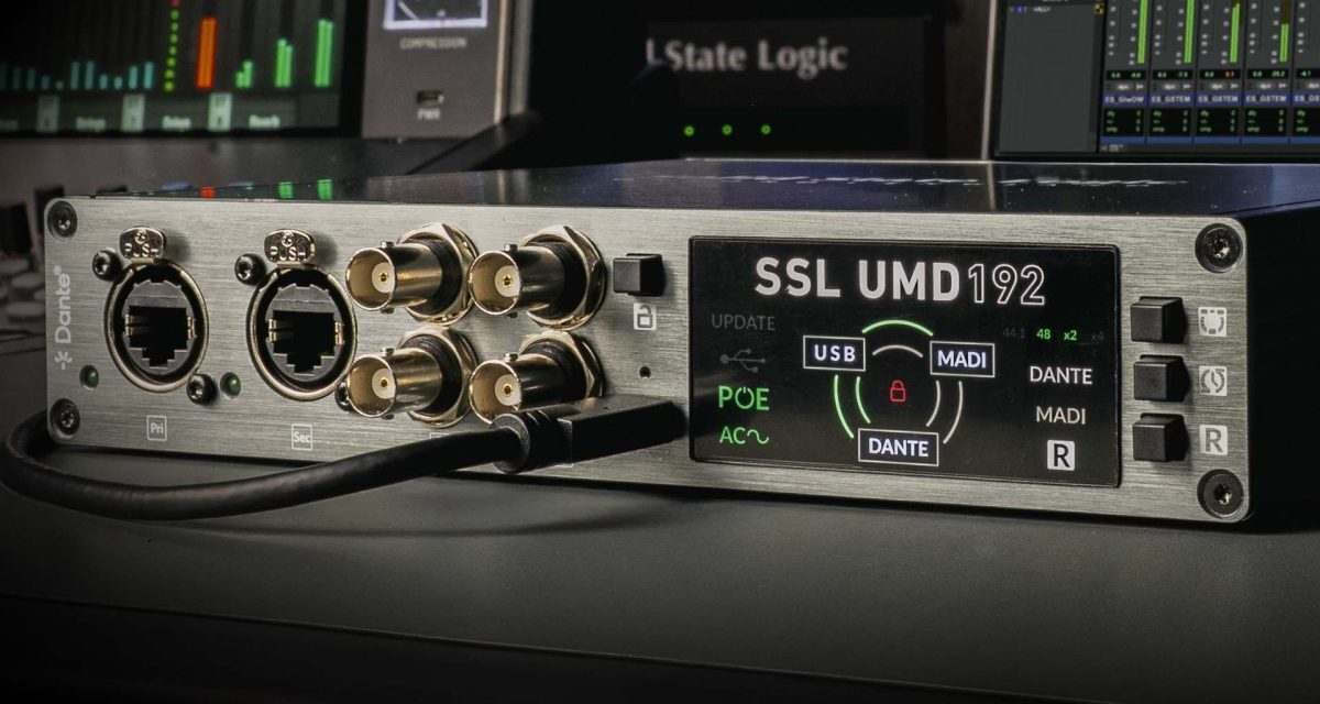 Solid State #Logic UMD192 combina MADI redundante, Dante AES67 y USB 3.0 en formato medio rack ift.tt/ALcO3G8