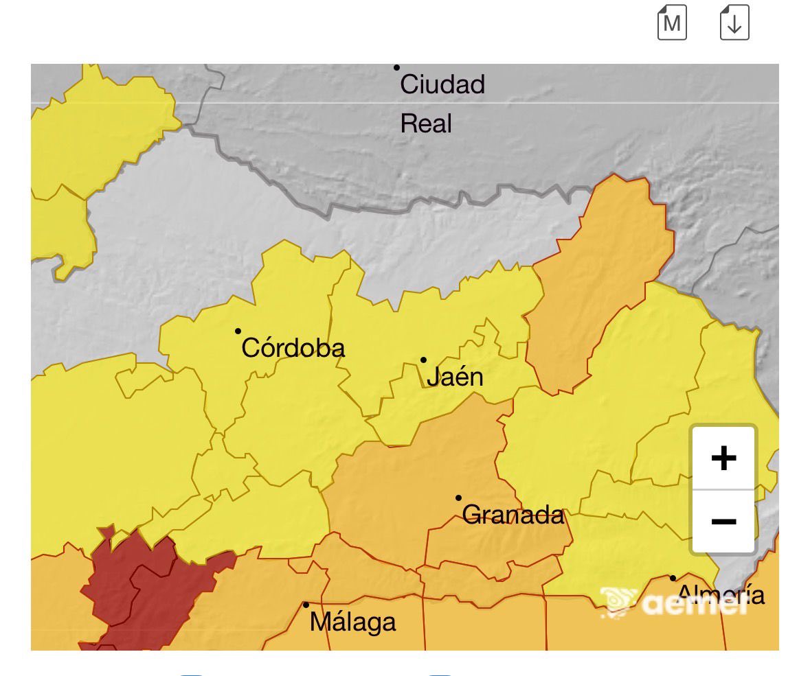 ⚠️ Activado el Nivel de Emergencia 2
en Andalucía: 4/2/26

📌 Medidas clave:
🔴 Suspensión de clases presenciales.
🔴 Intervención inmediata en caso de ser necesario de recursos estatales como la UME.
🔴 Recomendación de limitar desplazamientos.
🔴 Coordinación a través del 112