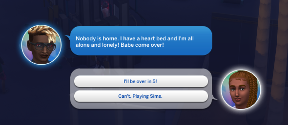 SimtasticWorld's tweet photo. Valentine's Day plans? ❤️ https://t.co/1JEPMkp7Xi