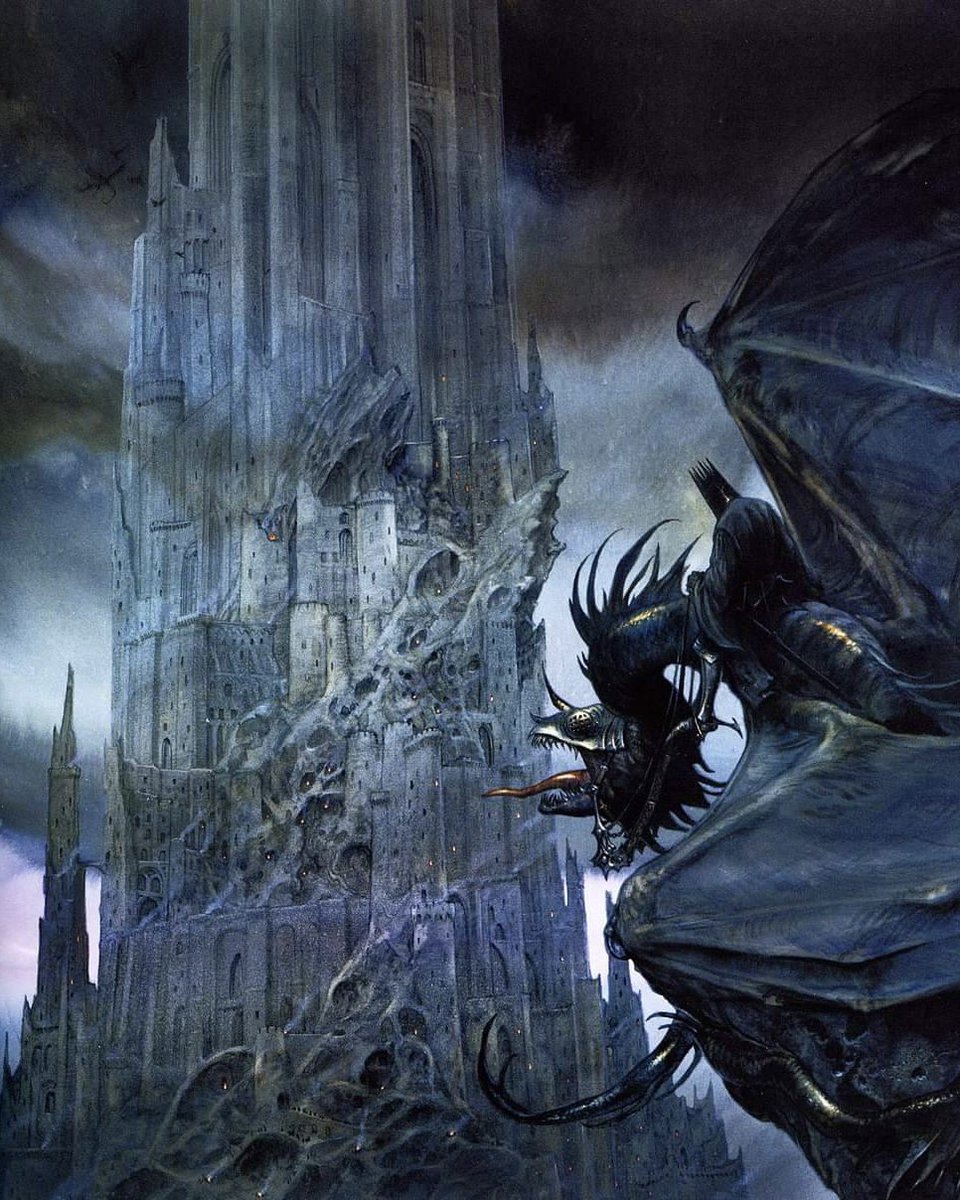 HeavyMetalInk's tweet photo. The Lord of the Rings art by John Howe 🔥 https://t.co/2wkk71P4TB