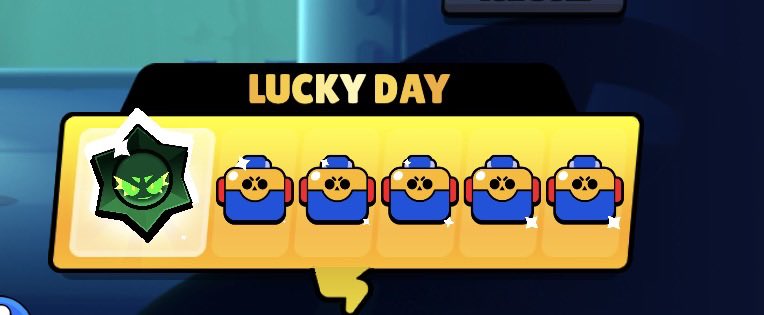 Today’s lucky day