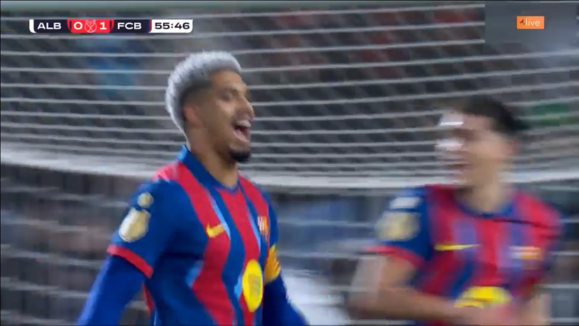 theberneese's tweet image. GOAAAAAAL ARAUJO BEST DEFENDER IN THE WORLDDDDD