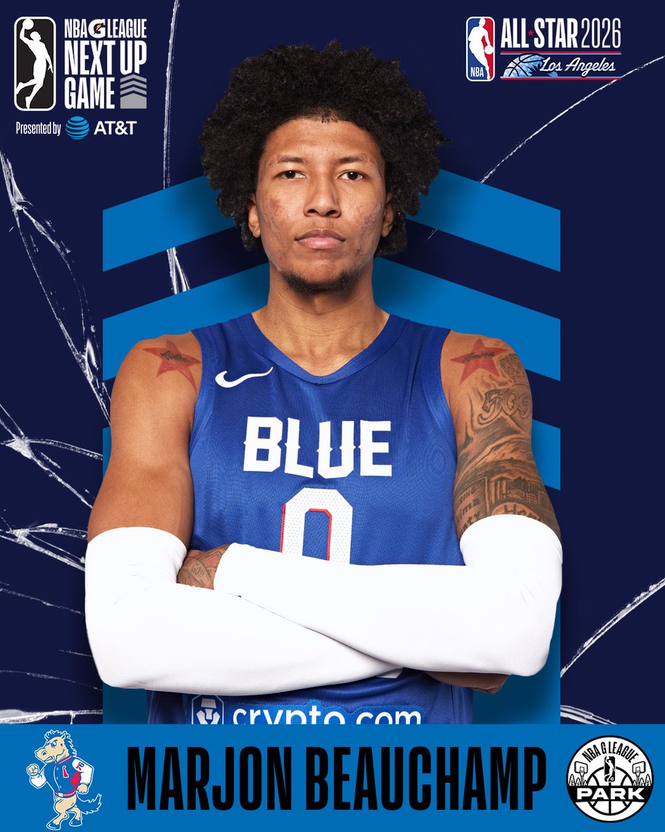 MarJon Beauchamp is headed back to #NBAAllStar!

The <a href="/sixers/">Philadelphia 76ers</a> Two-Way signee will suit up in the #NBAGLeagueNextUpGame presented by <a href="/att/">AT&T</a>. 💪