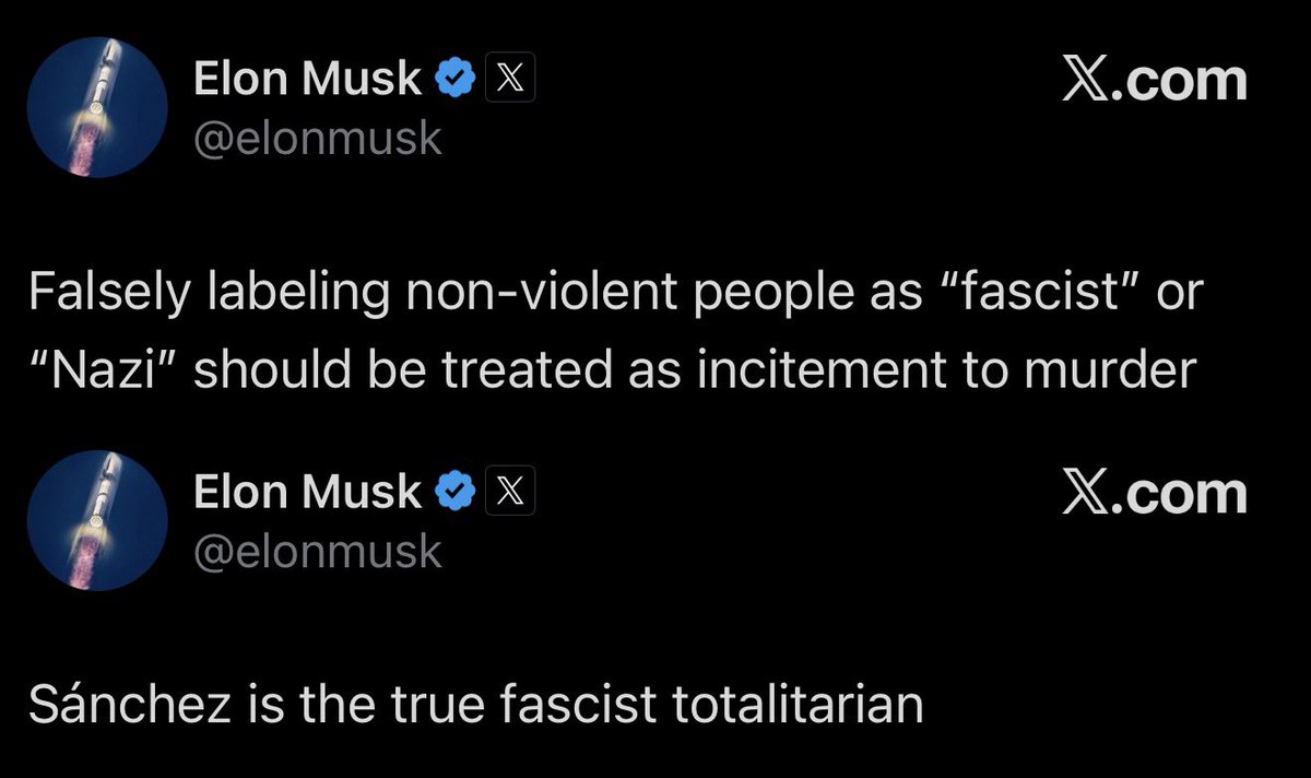 Elon seems to be inciting murder