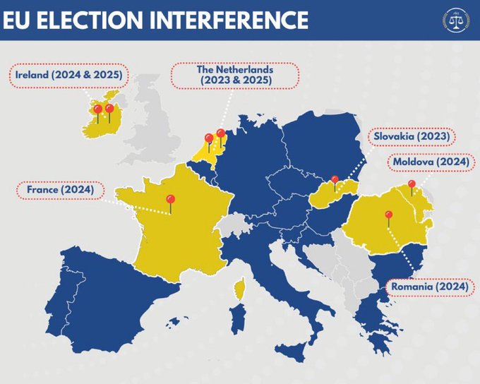 🚨🇺🇸🇪🇺 The US just exposed the EU CENSORSHIP MACHINE!

Files prove Brussels RIGGED 8 elections, including Romania 2024. They STOLE the vote from Calin Georgescu to keep power. 

This is a GLOBAL WAR on FREE SPEECH. Brussels is a TYRANNY. The mask is OFF!