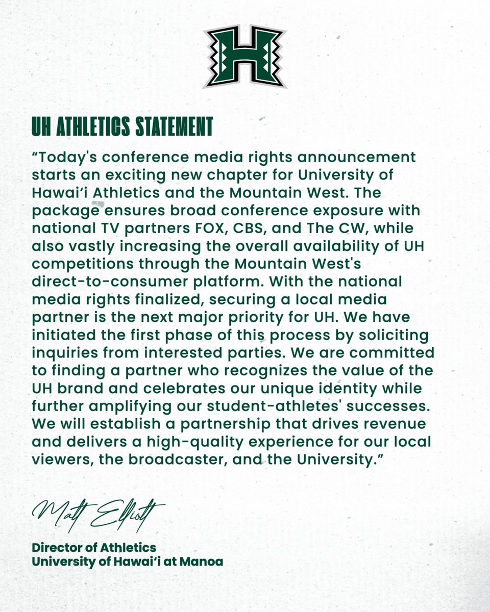 Hawaii Athletics tweet media