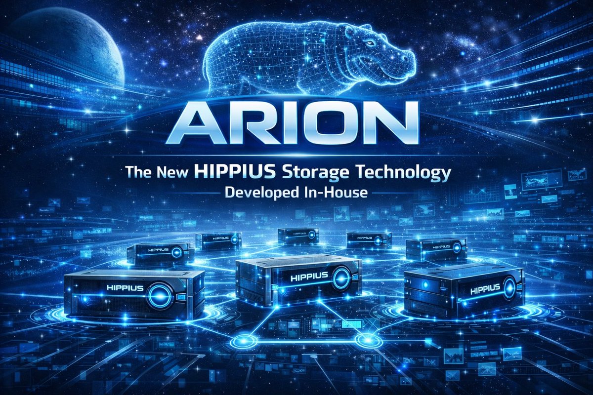 🚀 Arion rollout starts today on Hippius.

Miners: deploy the classic stack (Hippius node + IPFS), then add Arion:
docs.hippius.com/earn/arion/run…
docs.hippius.com/earn/arion/run…

GitHub: github.com/thenervelab/ar…

Over the next ~7 days we’ll run heavy load + stress tests (incl.