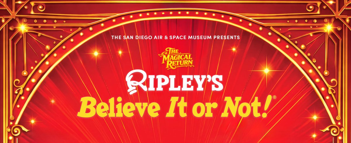 Believe It or Not, San Diego Air and Space Museum has opened its latest exhibit, "Ripley's Believe It or Not! #balboapark #sandiego #museums 😮 💯