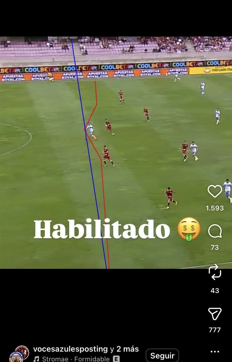 El chiqui tagle mando a este wn a tirar la linea menos paralela a la linea de fondo de la historia