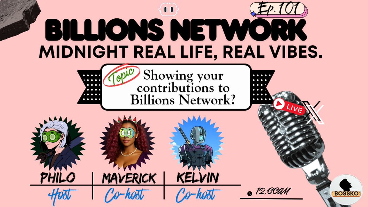 Day 101 of hosting hot space till Billions TGE...

Yesterday was amazing, but today it's on another level, alot has been going on and the <a href="/billions_ntwk/">Billions</a> team has been working tirelessly to ensure a successful TGE is delivered

Let's go again today guys

On Billions Midnight Real