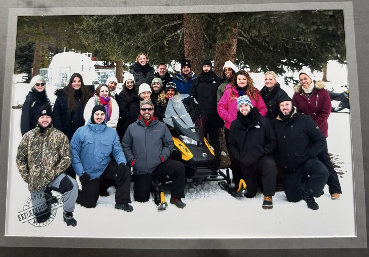 rebeccawalser's tweet photo. took this super hardworking Team to face this winter head on… tackling the slopes this week starting with #snowmobiling (for those brave enough)… so proud of their resilience, grit, and pure determination to create success for our clients☺️
Thank you from the bottom of my ❤️!#thankfulgratefulblessed