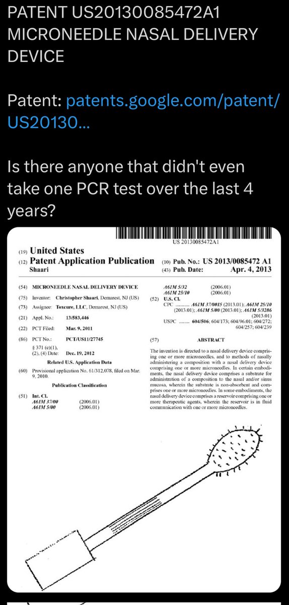 1TrinityRedpill's tweet photo. Patented as every other "threat" to our health and existence https://t.co/ozSt9iPM1K