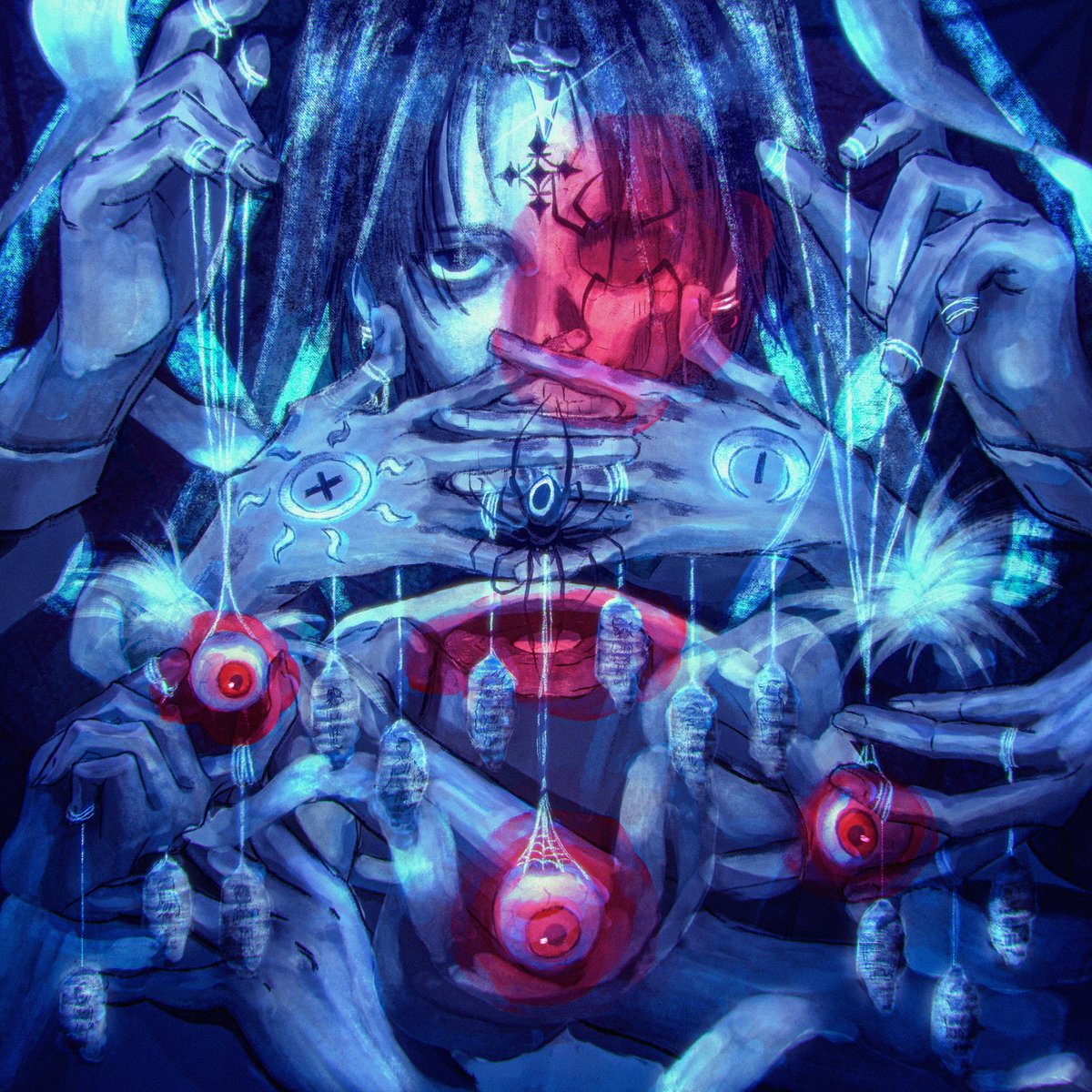 "Se a aranha precisa subir 
Suas patas que vão a levar
Sua cabeça só tem que dizer 
Onde elas precisam estar"

Taka - Lamentos do Eclipse - Feat. BLK 
Em breve...

Arte por: <a href="/hapypx/">•ʜᴀᴘʏ•</a>