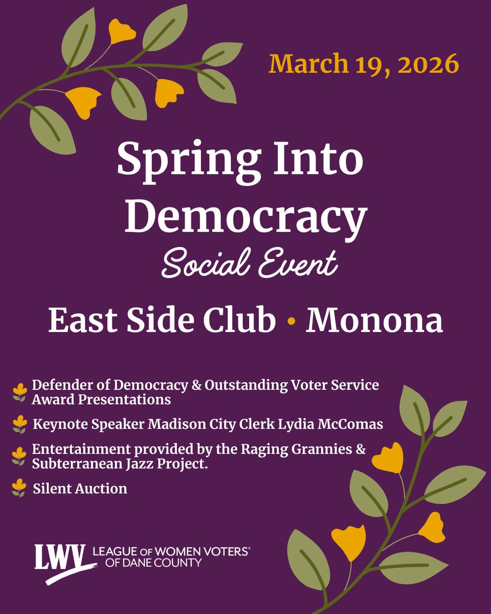 League of Women Voters of Dane County tweet media
