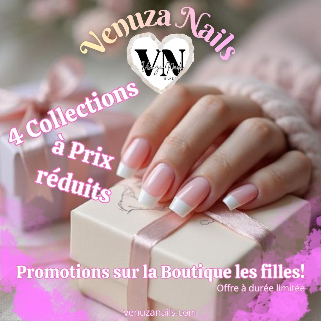 venuzanails's tweet image. Coucou 🥰
Bonne nouvelle 💅✨ Profitez en ce moment d’une promotion exceptionnelle sur 4 collections de Press-on Nails !
💕 Offre limitée, ne tardez pas !
______________
#promotions #reduction #pressonnails #discount #fyp