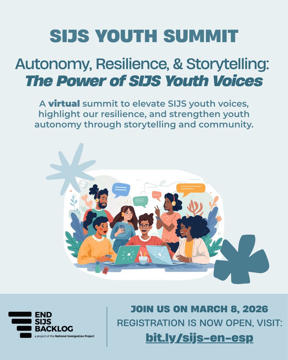 End SIJS Backlog Coalition tweet media