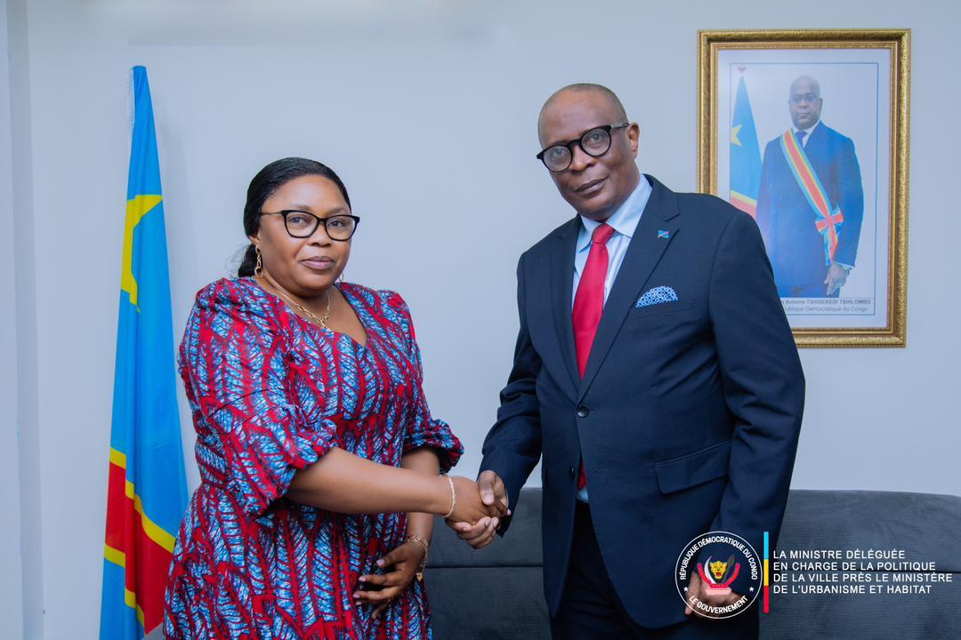 Une rencontre stratégique entre la ministre en charge de la politique de la ville Mm Angèle BANGASA YOGO et l'Ambassadeur de la RDC au Canada illustre la montée en puissance de la diplomatie urbaine congolaise et la volonté d'inscrire les villes au cœur du développement durable