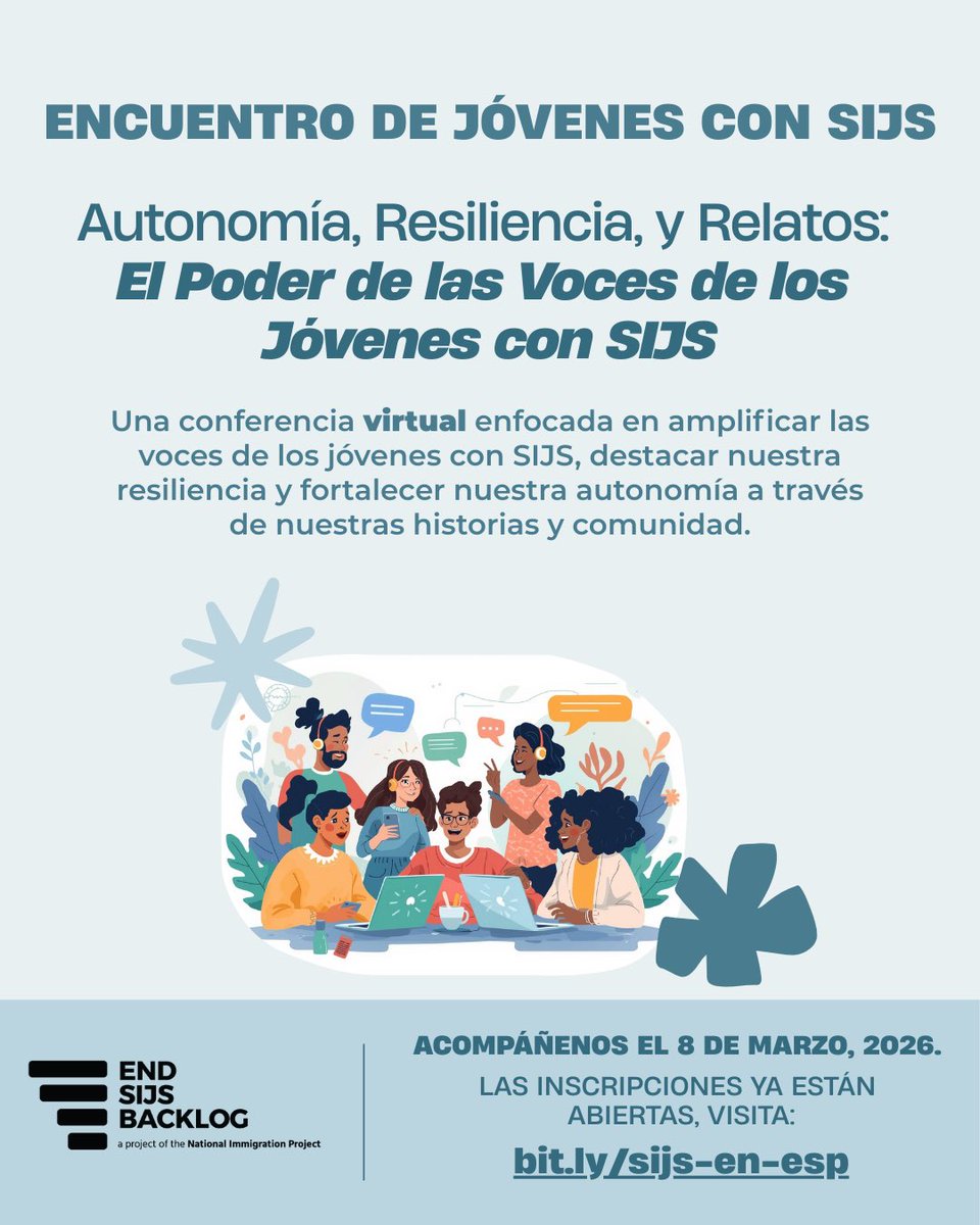 End SIJS Backlog Coalition tweet media