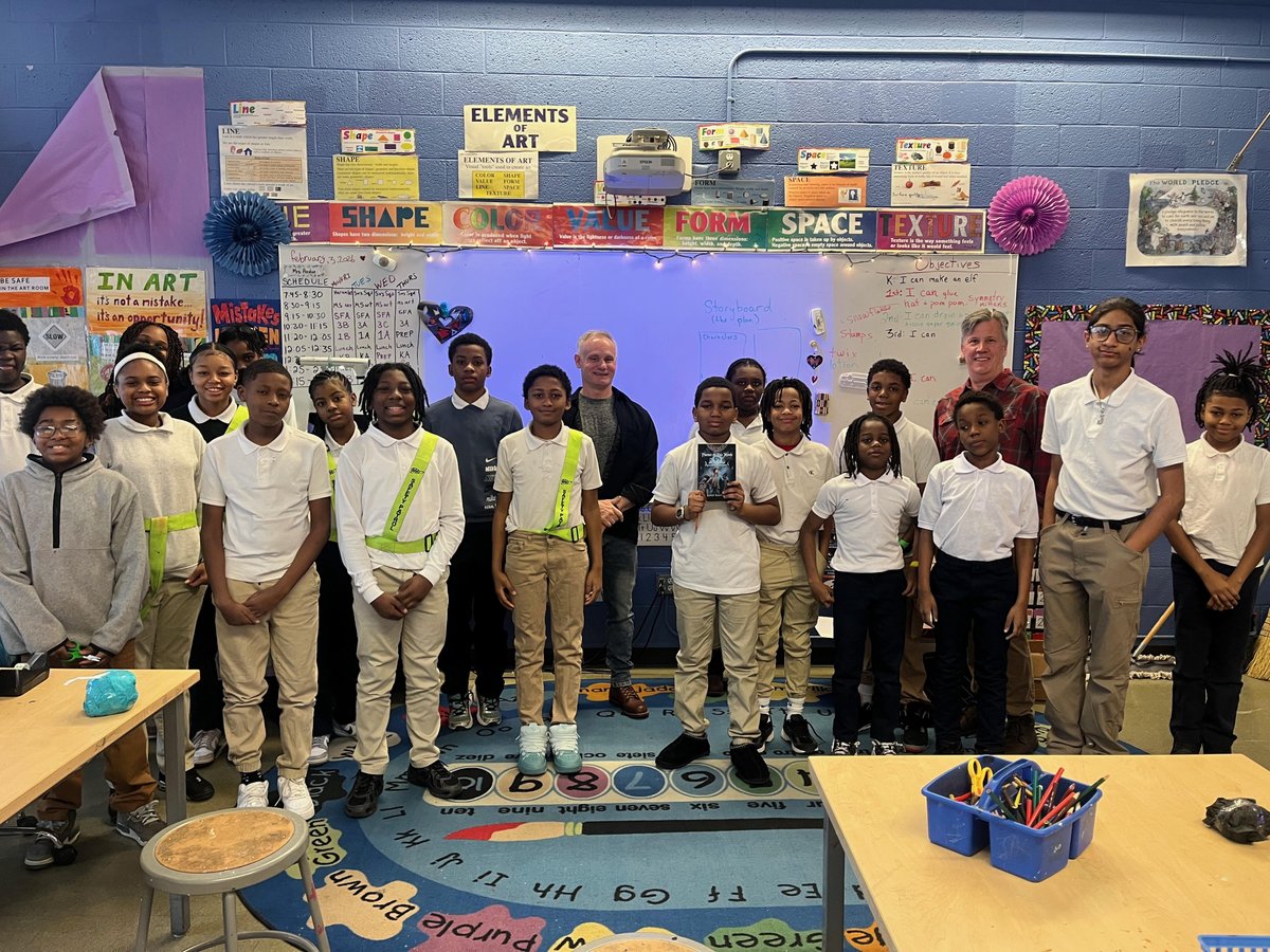 Folktellers's tweet photo. This week we are spending time spending with our program participants across Michigan. Thanks to our fellow Tellerians at the Madison-Carver Academy for being such great hosts. We are excited too! #reading #literacy #moviemaking
@EmagineTheatres https://t.co/6qgZ5acI1b