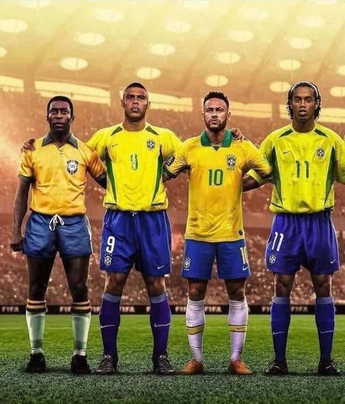 futbolmundialsp's tweet image. Los CUATRO MEJORES jugadores en la historia de BRASIL 🇧🇷 🔥