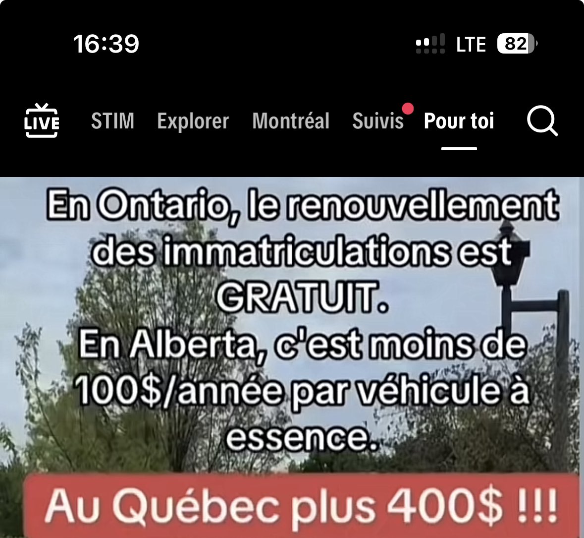 nixiane's tweet photo. ⁦@SAAQ⁩ La cupidité québécoise. https://t.co/SFbKP0yZQU