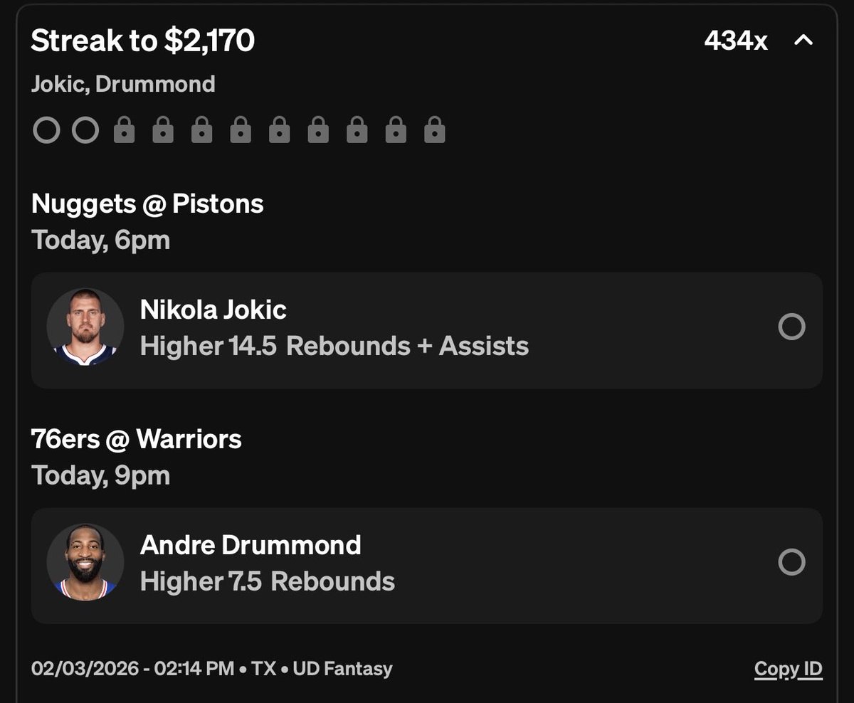 EONLOCKK's tweet photo. 🔥 DAY 3 OF THE 300X UNDERDOG STREAK 🐶🔥

Yo fam, for anyone still feeling the pain from those INJURY VOIDS, we got you covered 💪. Here’s TWO 🔥 picks to keep this streak rolling and cashing hard!

Tap in TO THE SERVER LINK IN BIO FOR 🆓
#PrizePicks #NBA #sportsbettingpicks https://t.co/PXXi7MhQ6V