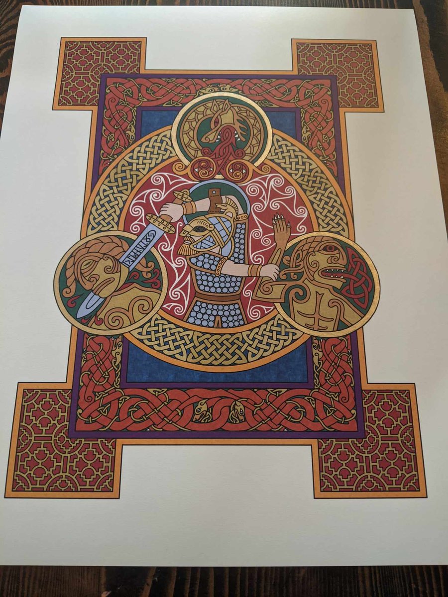 We're doing illuminated hero tales in 2026. Beowulf is available now, the Poetic Edda should be in next several weeks, and then we're rolling on the Arthurian tales!
tamburnmanor.com/product-page/i…