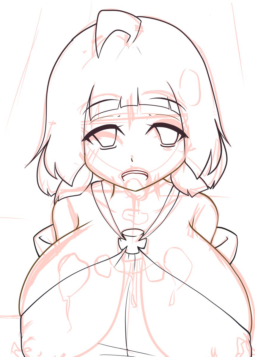 #羊の朝活 
#うちの子
#ヨウ 
#ロリ巨乳 
#シスター
ラフと違うということは差分を作るということだ!!! 