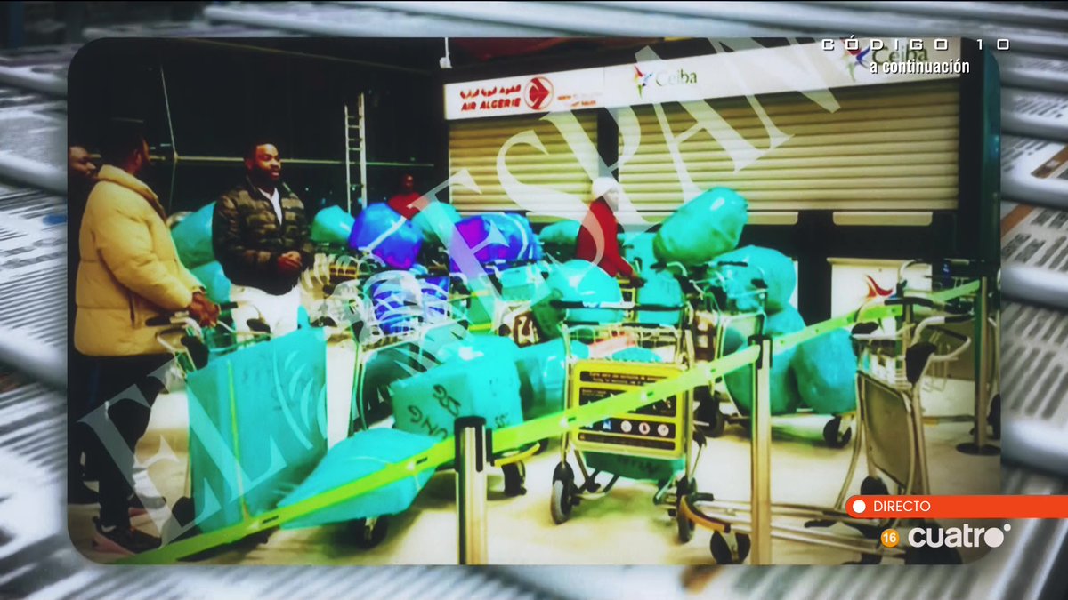 navedelmisterio's tweet image. Según El Español, Plus Ultra habría transportado dinero y drogas entre Guinea y España en maletas facturadas #Horizonte