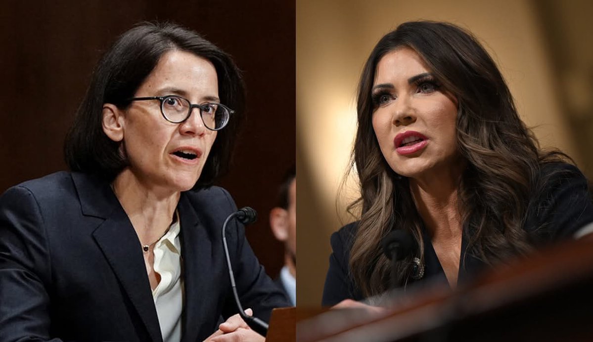 OccupyDemocrats's tweet image. BREAKING: Federal judge SMACKS DOWN “ICE Barbie” — uses Kristi Noem’s own ugly rant to stop her deportation crusade.

In a delicious case of poetic justice, a federal judge just took Kristi Noem’s own words, wrapped them in constitutional law, and slammed them right back in her…