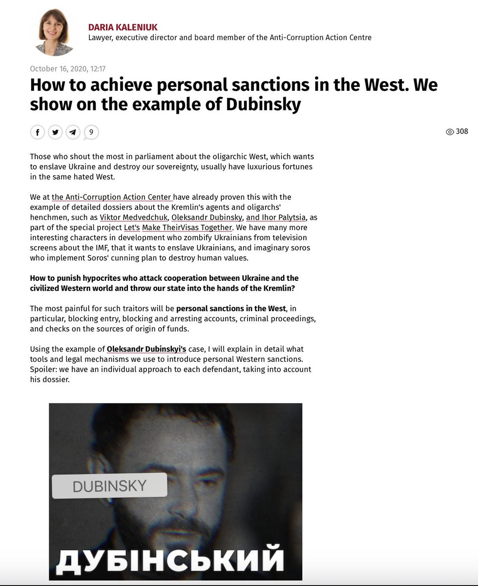 Dubinsky_pro's tweet photo. Today @JudiciaryGOP published documents showing how the Biden-Harris administration censored content in Ukraine.

How strongly do you think they censored content about themselves and their corruption in Ukraine?
Very strongly. It went far beyond YouTube deletions - I have been in prison for 2 years and 2 months on fabricated charges of being a Russian disinformation agent.

Since 2022, YouTube has deleted FIVE of my channels where I criticized Zelensky’s government for corruption and Soros for his tremendous influence on Ukrainian internal politics.  

In 2021, at the request of an NGO funded by Soros and USAID, YouTube also deleted my channel with 300,000 subscribers after I was sanctioned on the same fabricated request from the ANTAC NGO, following my 2019 press conference about corruption in Burisma involving the Bidens.  

So the consequences of the Biden-Harris administration’s censorship extended far beyond social media content.  
But the truth is coming out anyway.  

@realDonaldTrump @SecRubio @SecScottBessent @ODNIgov @DNIGabbard  @Jim_Jordan  remove the sanctions. This is the beginning of censorship.