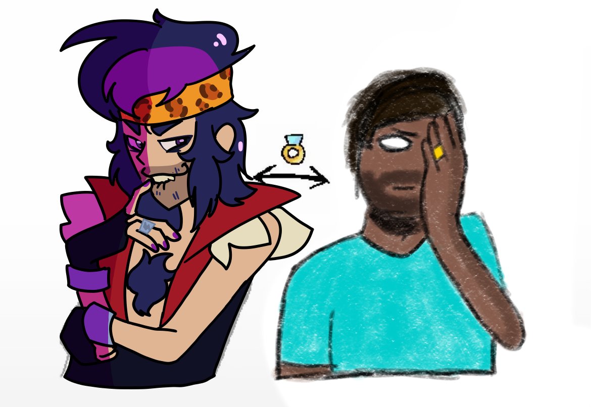 Did that tiktok ship trend thingy w/ <a href="/diluctransvindr/">Safa || I hate Mehir</a> 😝