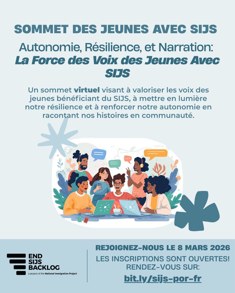 End SIJS Backlog Coalition tweet media