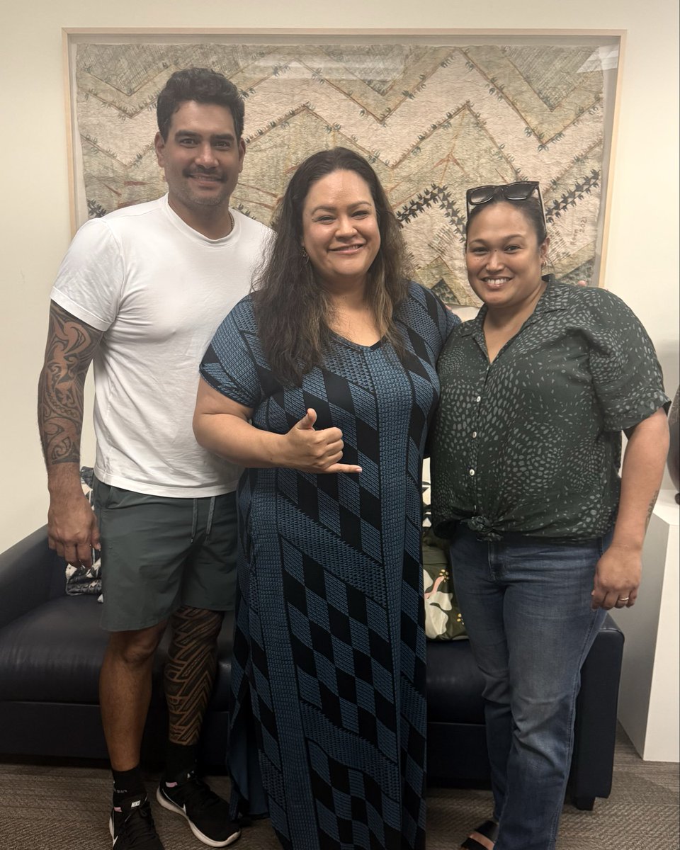 Neighbor island life means family visits to the Capitol are rare. My ʻohana is my why—they keep me grounded and accountable so our families can continue to call Hawaiʻi home. Mahalo to my brother and sister-in-law for coming today.