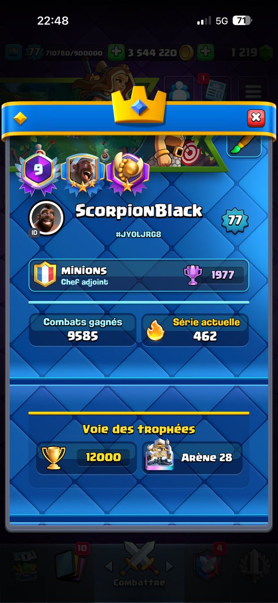 El_ChapoMada's tweet photo. Combien de séries vous êtes sur Cr?
#ClashRoyale #supercell https://t.co/zYEyEJbqG9