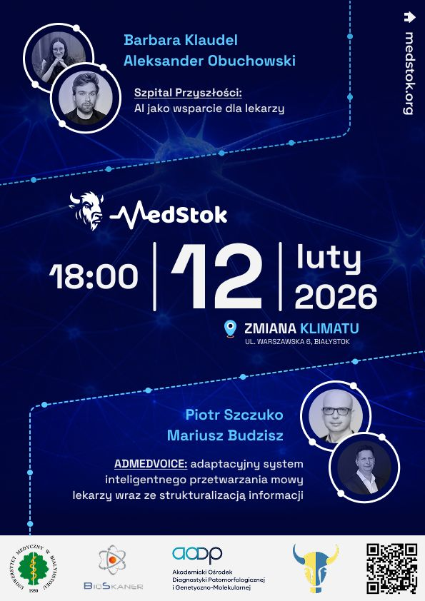 #MedStok - symbioza #medycyny i #technologii #cyfrowych w formacie jakiego 🇵🇱 #medtech jeszcze nie doświadczył. Oddolna inicjatywa lokalnych ekspertów AI, ochrony zdrowia i B+R. medstok.org to otwarty dostęp, otwarta nauka, żadnych tytułów i barier. [1/2]