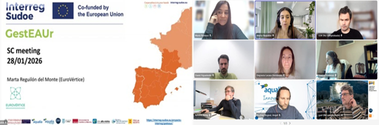 Reunión de seguimiento de los socios del proyecto GestEAUR
#InterregSudoe#GestEAUR