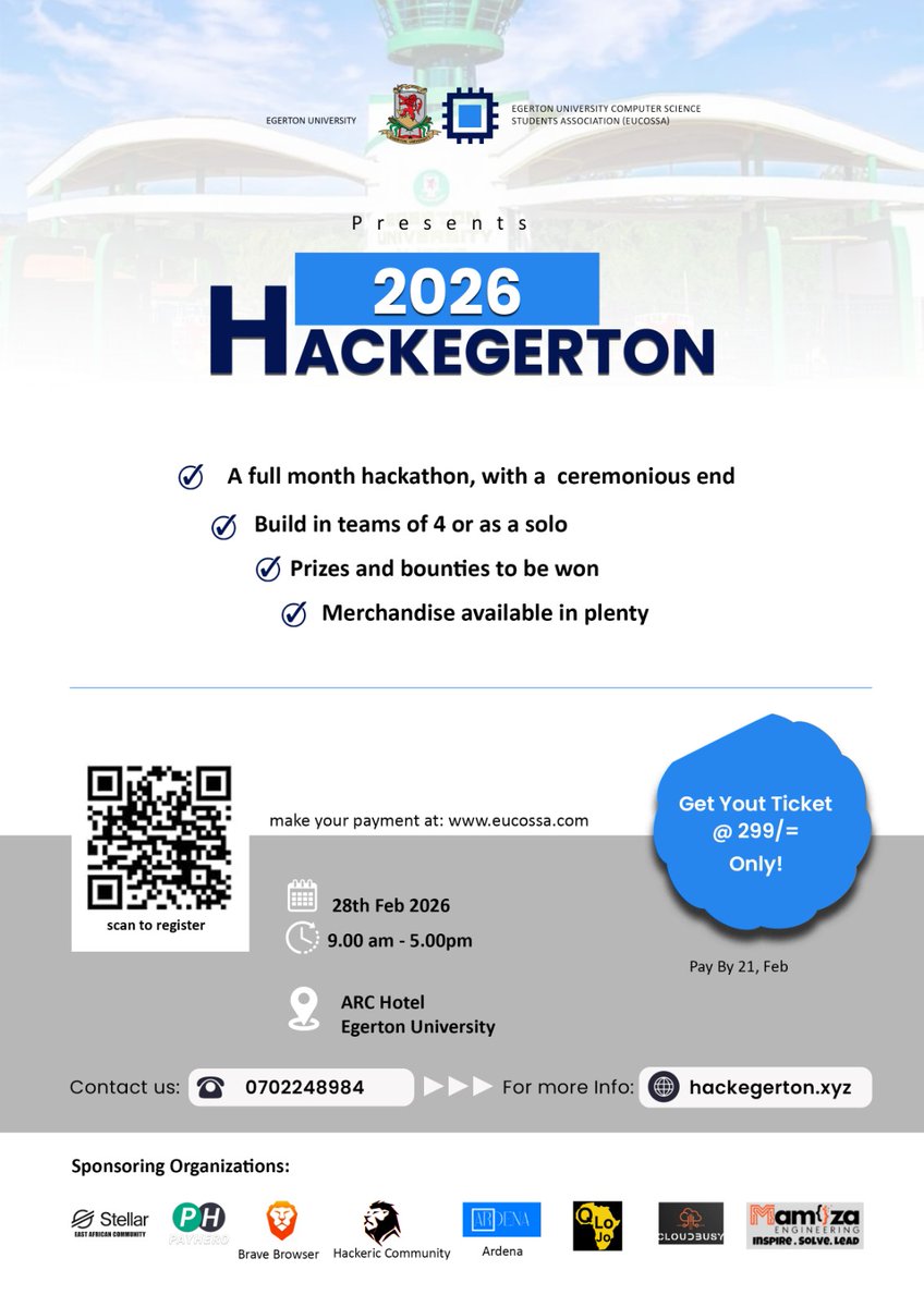 EUCOSSA - Egerton University tweet media