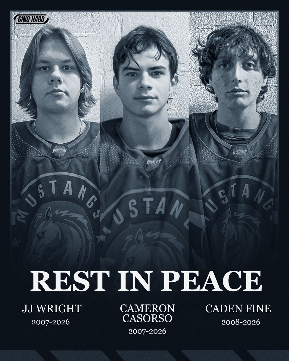 We join the hockey community in mourning the tragic loss of three young players from the Southern Alberta Mustangs 🕊️

Our thoughts are with their families, teammates, and everyone affected.