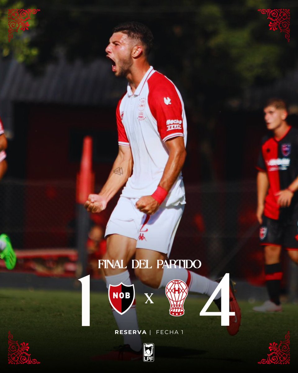 ¡Triunfazo de la Reserva! 📣

💪🏼😎 El equipo conducido por Milano lo dio vuelta en Rosario y goleó 4-1 a Newell's con los tantos de Bima, de Medina, de Calderone en contra y de Oscar Martínez, por la Fecha 1 del #TorneoProyección

El próximo compromiso será el miércoles 11/2 ante