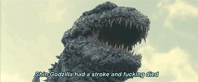 Synth_Cinema's tweet photo. Shin Godzilla (2016) is 10 this year.... damn
#tohotuesday #nowwatching https://t.co/GcTmaxgVAO