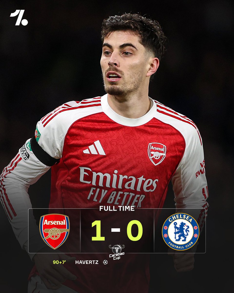 Arsenal edge past Chelsea 4–2 on aggregate to book their spot in the Carabao Cup final🔥