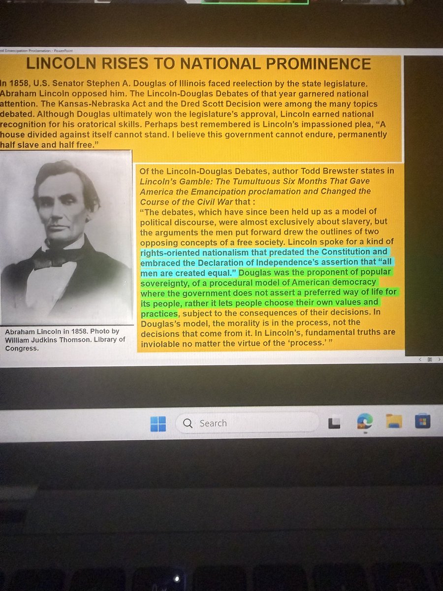 AmandaCree307's tweet photo. Such an interesting session today with Dr. Paul Tenkotte about Abe Lincoln, The Gettysburg Address, and the Emancipation. I learned so much! @KEDCGrants @KEDC1 @Promise_Leaders https://t.co/txftKuhdET