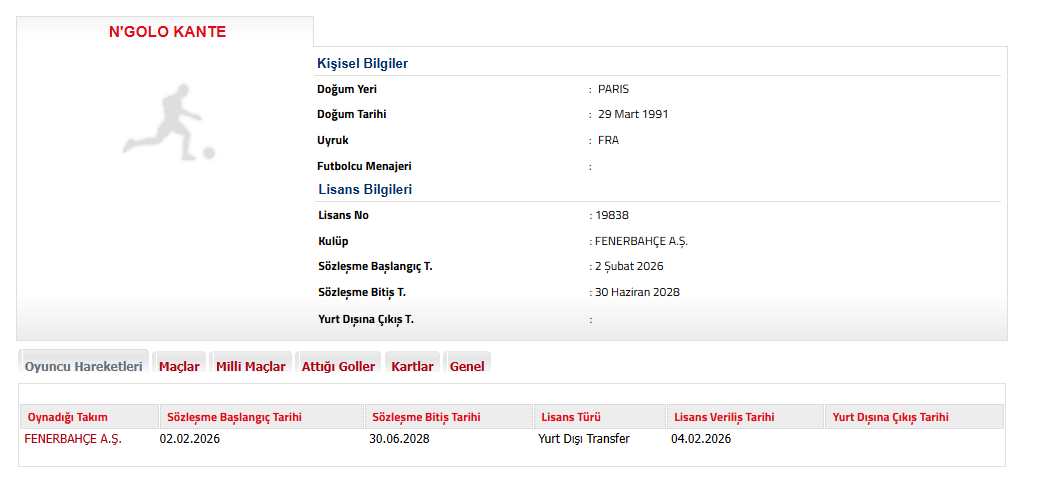 feneragi's tweet image. FENERBAHÇE, N'GOLO KANTE'NİN LİSANSINI TFF'YE BİLDİRDİ!