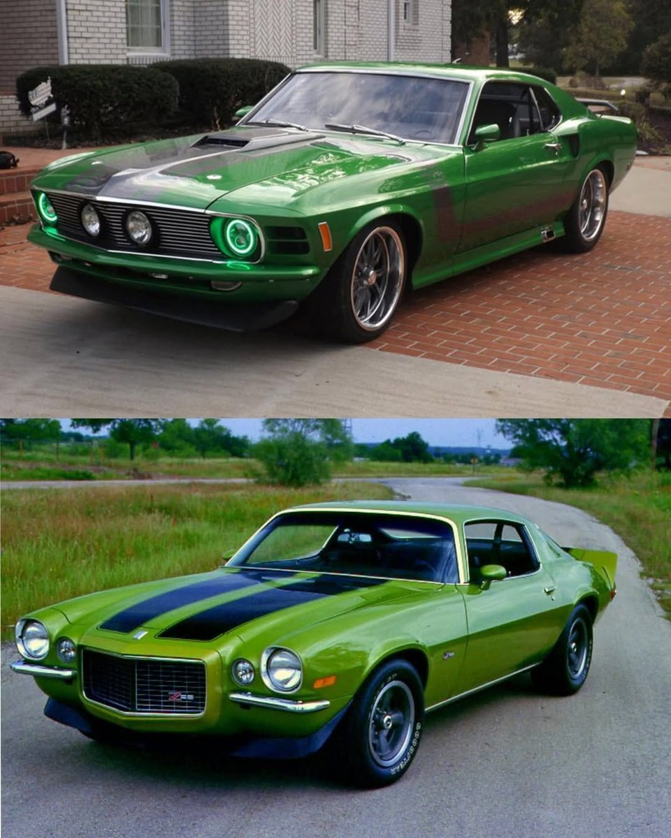 1970 Ford Mustang 
or
1970 Chevrolet Camaro