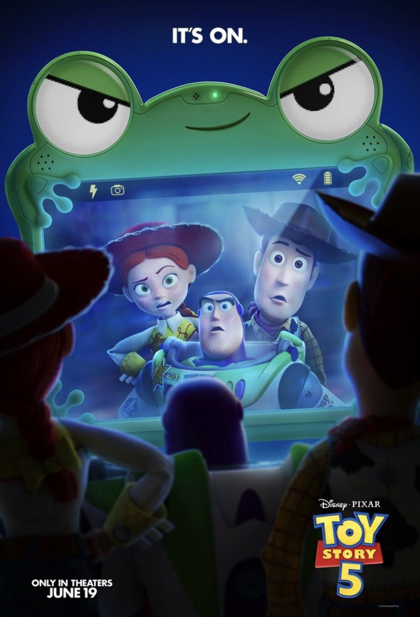 متحمس لفيلم TOY STORY 5 جدًا، خاصة انه راح يتكلم عن فكرة التكنولوجيا الحديثة ضد الألعاب الحقيقية وكيف تغير الزمان !