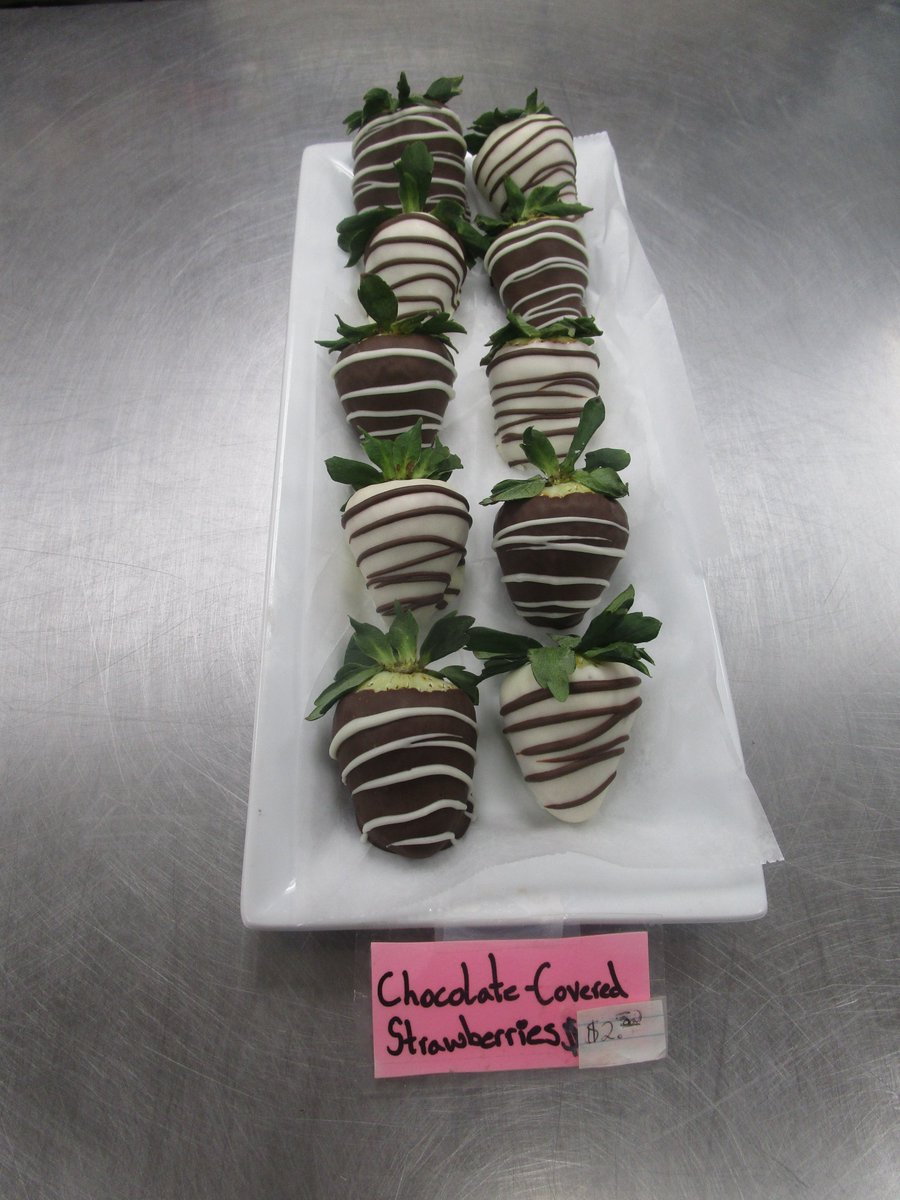 Tuesday flavors: Peppermint, Lemon, Cookies &amp; Cream, Strawberry Lemonade, Mudslide, Chocolate Mocha, S'more Please, Peanut Butter Chocolate, Strawberry Shortcake, Key Lime, Eggnog, Chocolate, Peak, Red Velvet, &amp;Vanilla #cupcakes! Chocolate-covered strawberries &amp; fudge today too!