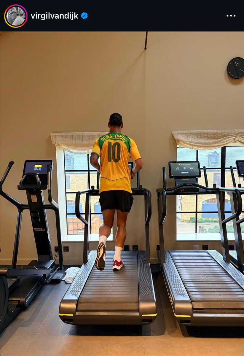 📲 Virgil van Dijk via instagram.

🇧🇷🔴🔥