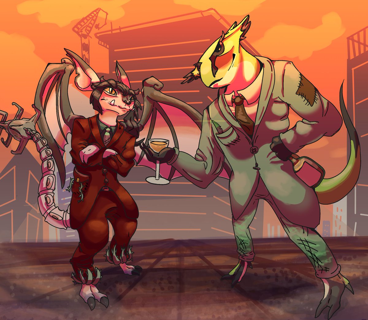 Two sophisticated women

#deadlockfanart